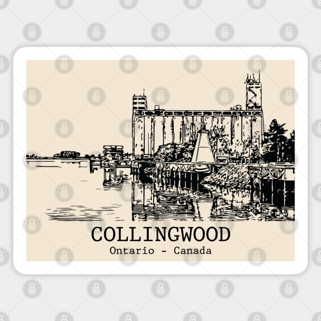 Collingwood - Ontario Magnet by Lakeric